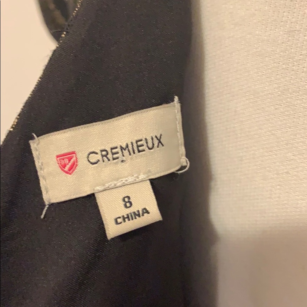 Daniel Cremieux, gold and black dress, size 8 - Picture 6 of 6